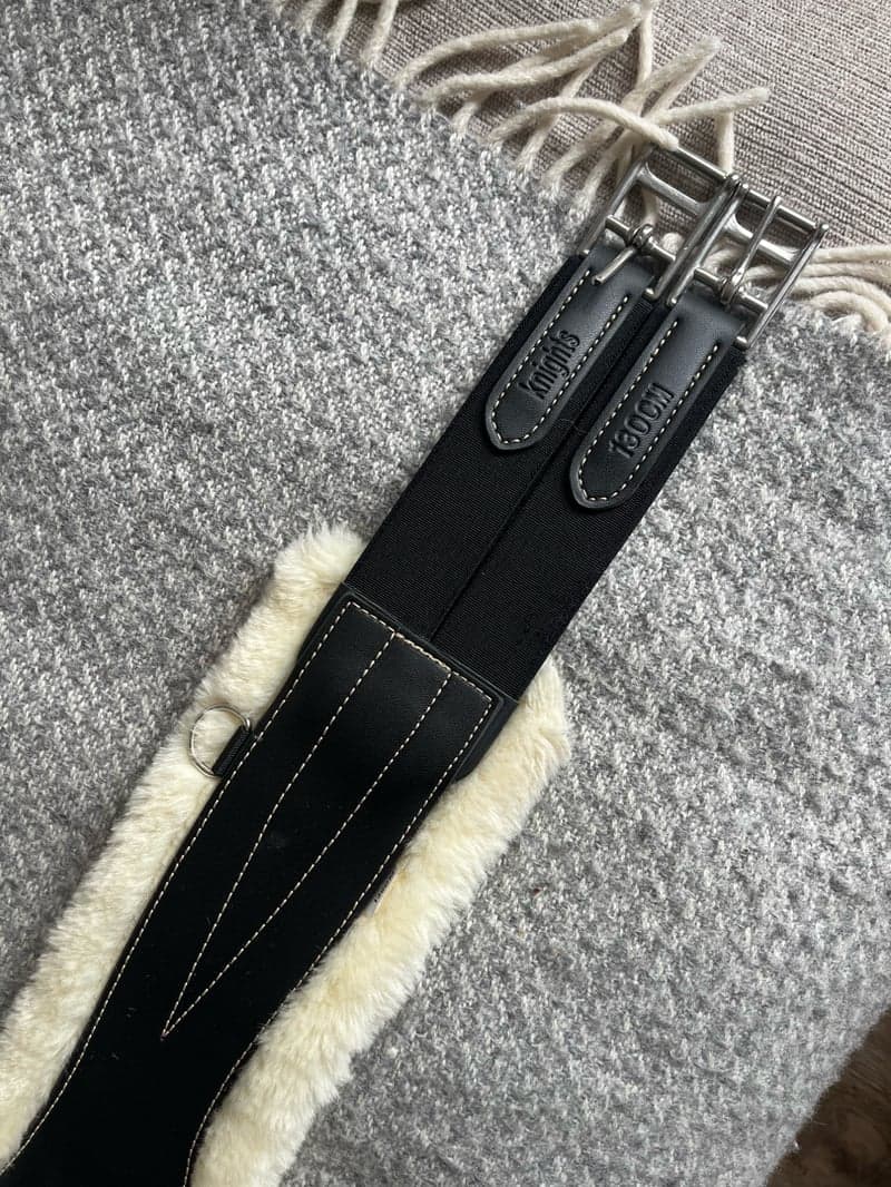 Bild 4 av Svart sadelgjord från Knights