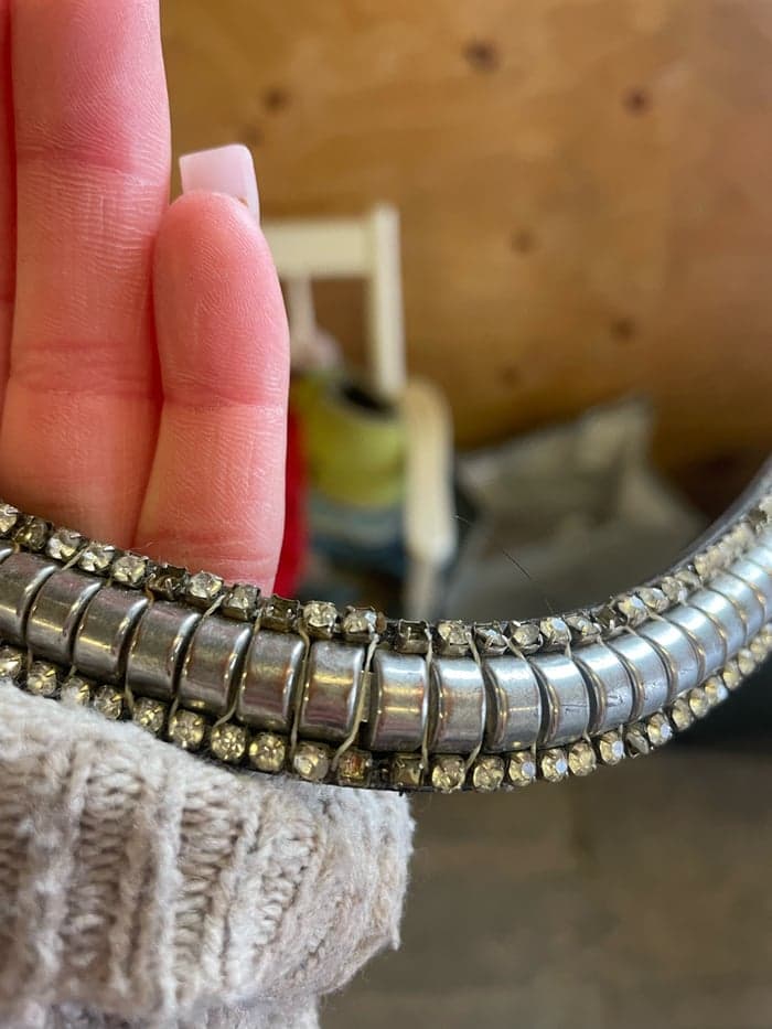 Media 2 av Pannband med klinker och stenar