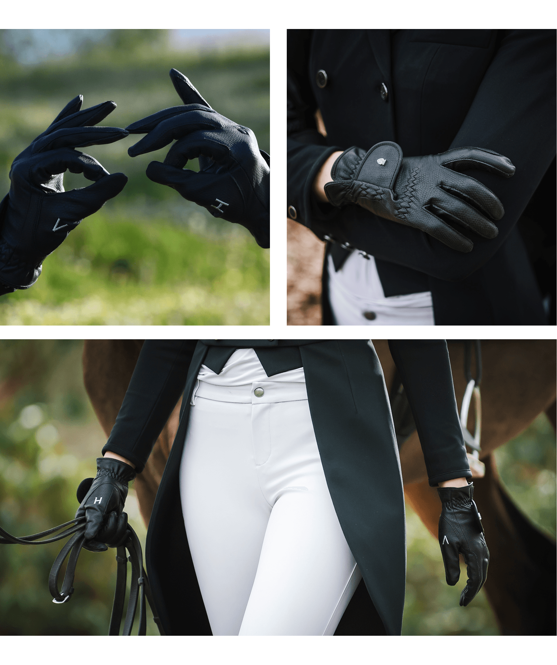 Behöver man ridhandskar när man rider?
Ja. Ridhandskar ger tryggare kontakt med tygeln, bättre känsla, och minskar risken för skav. Den här modellen är populär bland ryttare som vill ha både komfort och kontroll.