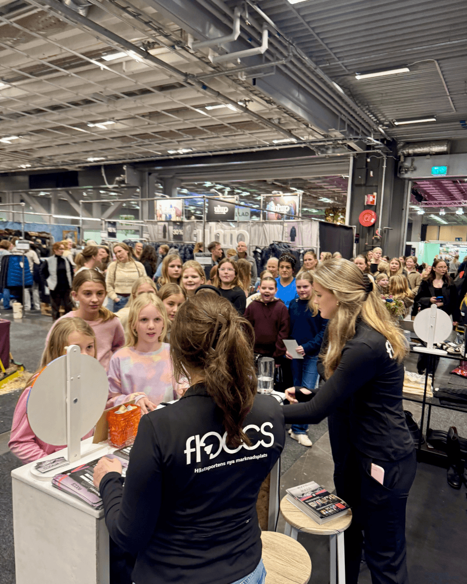 Floccs, equestrian marketplace, horse fair Sweden, horse trading app, sell horse gear, equestrian event, buy and sell horses.